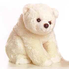 Stuffed Polar Bear Cub by Aurora