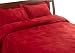 Microsuede King Duvet Set, Brick