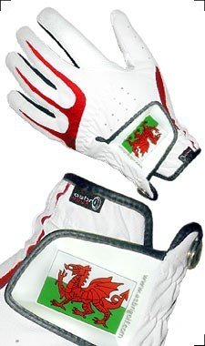 Mens Accessories - Evo Tour Men's Golf Glove - Wales Flag - Extra Large - LH