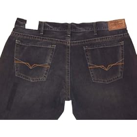 Men's Guess Jeans Destroy Black Wash 40X34 by Guess Jeans