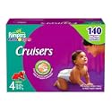 Pampers Cruisers, Size 4, Economy Plus Pack, 140 Cruisers