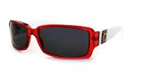Gucci Women's Sunglasses,Transparent Red with White