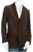 DKNY Men's 2 Button Corduroy Blazer, Chocolate