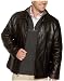 Dockers Men's Lamb's Leather Jacket, Black