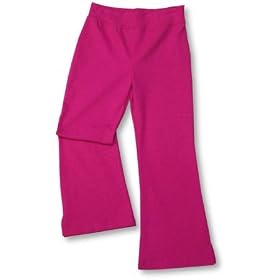 Globaltex Flared Lycra Yoga Pant ~ Fuchsia by Globaltex