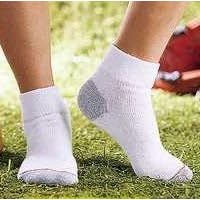 BOYS Hanes 6 Pack Cushion Quarter Crew by Hanes
