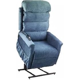 Lift Chair Burton Pillow Back - Merlot with Heat Massage by 