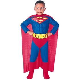 Superman Muscle Chest Costume (Child Large 12-14) by 
