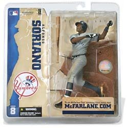 McFarlane's SportsPicks MLB Series #8: #12 Alfonso Soriano in Grey Yankees Uniform by McFarlane
