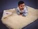 27 x 35 Baby Wool Blanket (Organic Cotton Flannel Back)