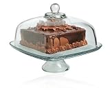 Anchor Hocking Madison Hammered Square Cake Dome