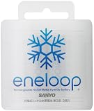SANYO 冬季限定スペシャルパッケージ eneloop ニッケル水素電池 (雪・単3形・2本パック) HR-3UTG-2BP-SN