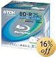 TDK �^��p�u���[���C�f�B�X�N BD-R 25GB 1-4�{�� �z���C�g���C�h�v�����^�u�� 20���p�b�N BRV25PWB20K