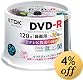 TDK �^��pDVD-R �f�W�^�������^��Ή�(CPRM) 1-16�{�� �C���N�W�F�b�g�v�����^�Ή�(�z���C�g�E���C�h) 50���X�s���h�� DR120DPWC50PU-AM